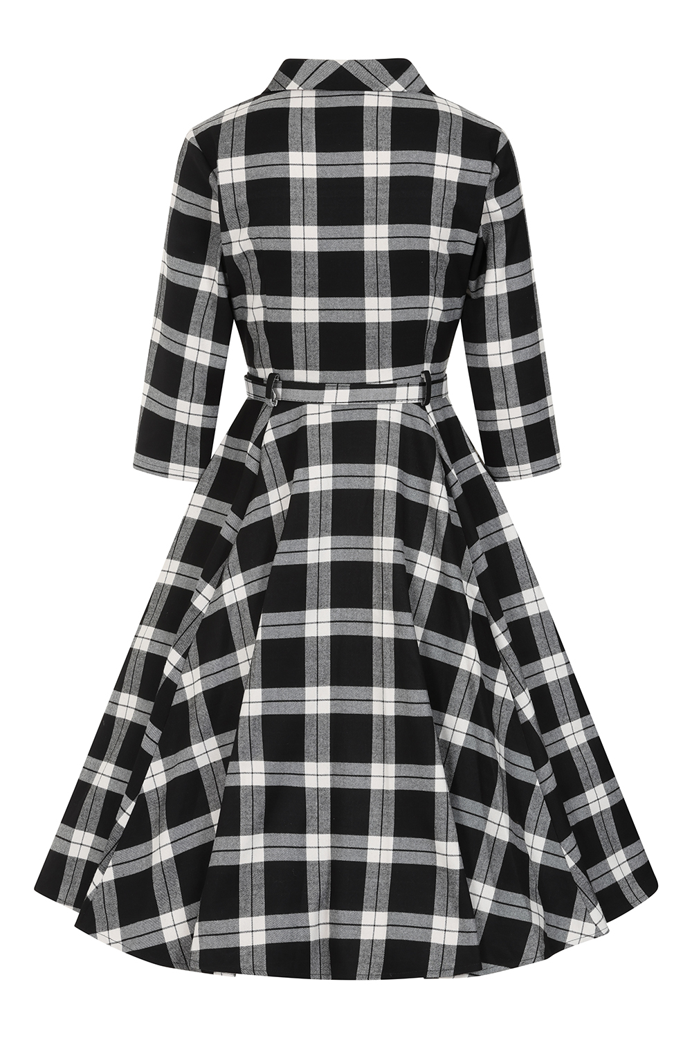 Lacey Tartan Swing Dress